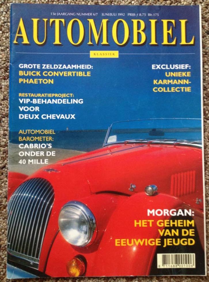 Automobiel: Citroen 2CV 1958, Morgan 4/4 en Plus Four, Boeken, Auto's | Folders en Tijdschriften, Gelezen, Algemeen, Ophalen of Verzenden