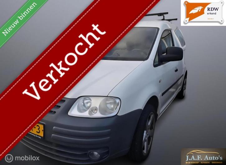 Volkswagen Caddy Bestel 1.9 TDI lage km !, Auto's, Bestelauto's, Bedrijf, Te koop, ABS, Alarm, Boordcomputer, Schuifdeur, Startonderbreker