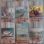 6 oude schilderijen,olieverf 25 euro p.st of 6 voor 100 euro, Ophalen of Verzenden