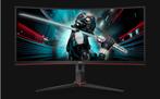 AOC CU34G2X/BK 34" 21:9 gaming monitor, Computers en Software, Monitoren, Gebruikt, 101 t/m 150 Hz, VA, Full HD