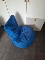 Blauwe Zitzakstoel, Huis en Inrichting, Ophalen, Zo goed als nieuw, Blauw, Zitzakstoel