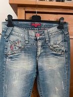 Jeans broek 10 feet vintage look lichtblauw 38/M, Gedragen, Blauw, W30 - W32 (confectie 38/40), Ophalen of Verzenden