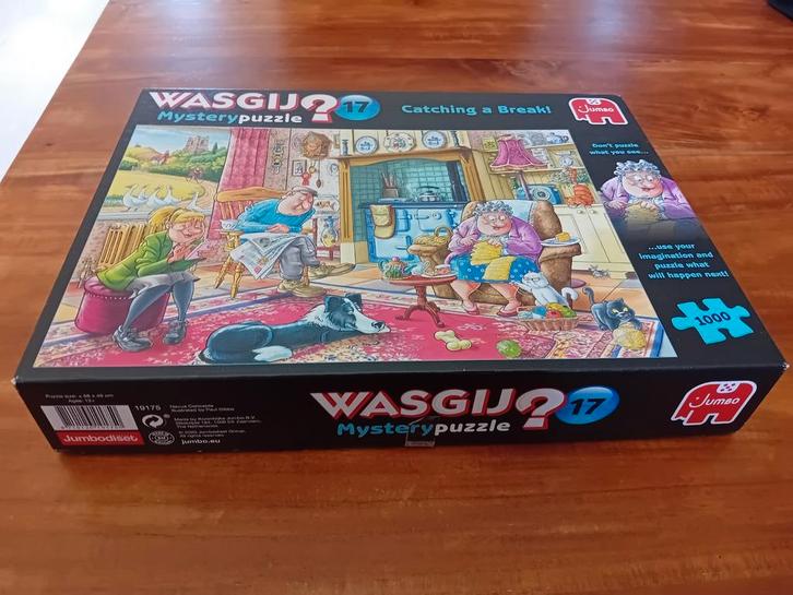 Wasgij? Mystery Puzzel nr 17 van Jumbo, Hobby en Vrije tijd, Denksport en Puzzels, Zo goed als nieuw, Legpuzzel, 500 t/m 1500 stukjes