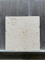 Tegels | Licht beige travertin | Natuursteen, Doe-het-zelf en Verbouw, Tegels, Ophalen, Nieuw, 20 tot 40 cm, Minder dan 5 m²