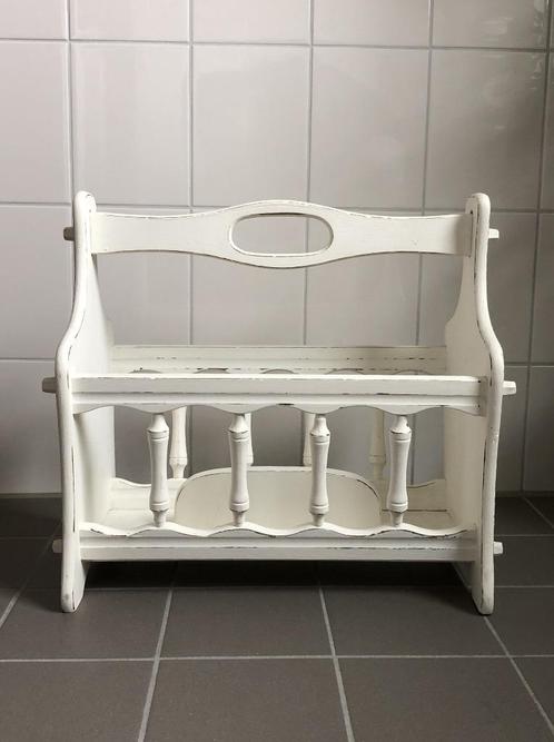 Brocante eikenhouten lektuurbak, Antiek en Kunst, Curiosa en Brocante, Ophalen