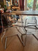 Ikea Tobias Stoelen - Transparant, Huis en Inrichting, Stoelen, Ophalen, Kunststof, Gebruikt, Overige kleuren