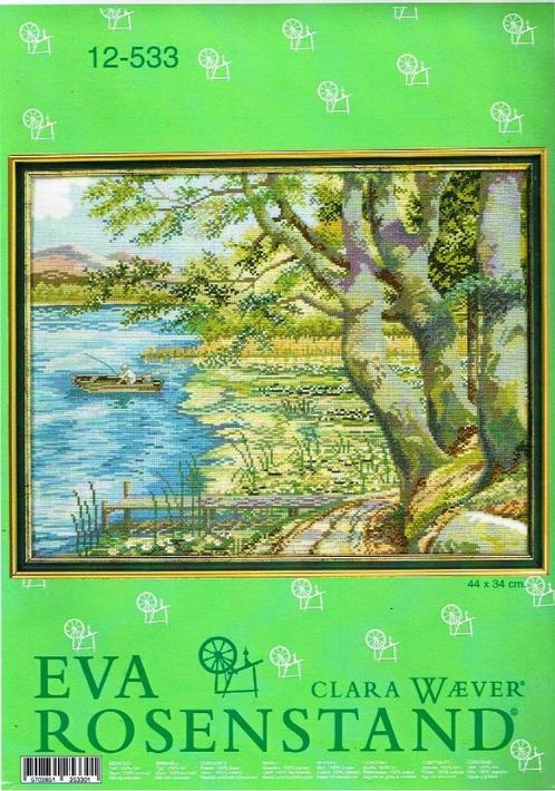 Cado SALE EVA ROSENSTAND BORDUURPAKKET, LANDSCHAP 12-533, Hobby en Vrije tijd, Borduren en Borduurmachines, Nieuw, Borduurpakket