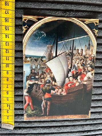 428. Kaart kunst H.Memling marteldood der maagden beschikbaar voor biedingen