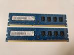 8GB (2x 4gb) Ramaxel 1Rx8 PC3L-12800U-11-12-A1 1333Mhz ddr3, Computers en Software, RAM geheugen, Gebruikt, DDR3, Ophalen of Verzenden