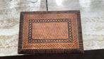 Mooi vintage curiosa handgemaakt houten doosje. 13x9x 4 cm,, Ophalen