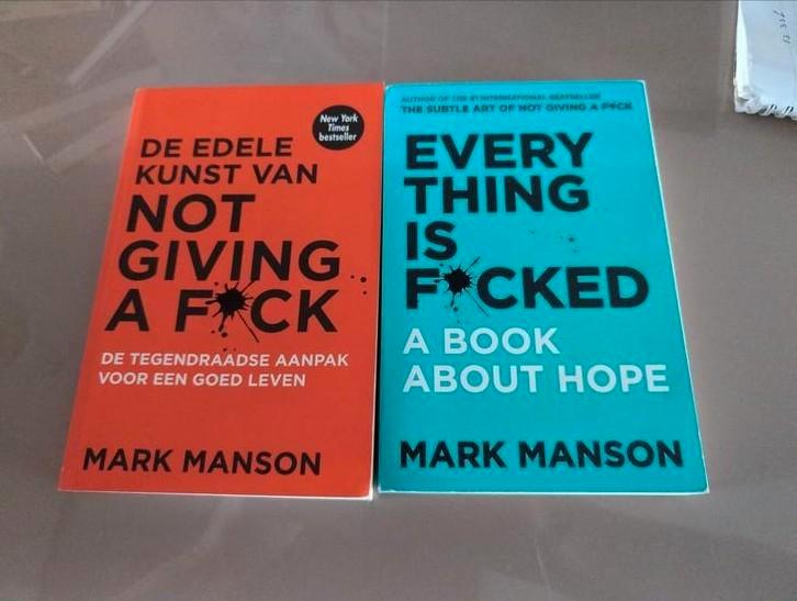 De edele kunst van not giving a fuck & Everything is Fucked, Boeken, Advies, Hulp en Training, Gelezen, Ophalen of Verzenden