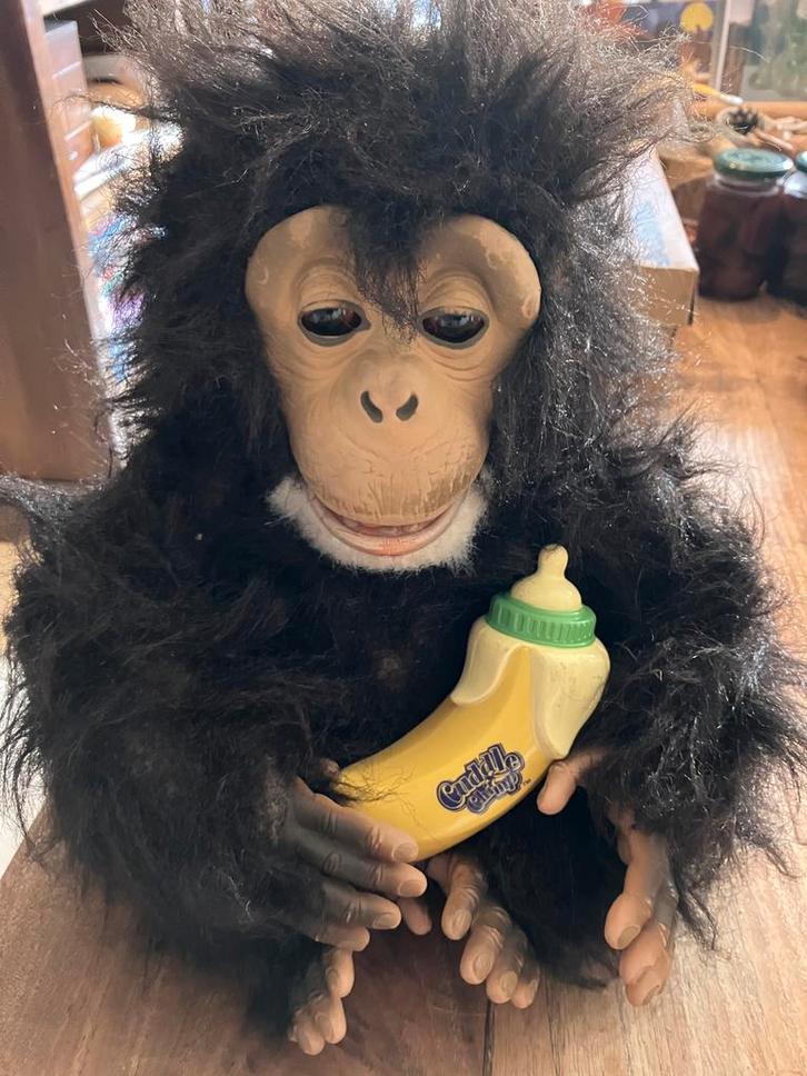 Fur Real Friends Cuddle Chimp - original, Kinderen en Baby's, Speelgoed | Knuffels en Pluche, Gebruikt, Overige typen, Ophalen of Verzenden