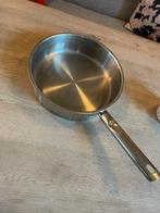 TIP Culinair hapjespan, Huis en Inrichting, Keuken | Potten en Pannen, Ophalen of Verzenden, Zo goed als nieuw, Rvs, Koekenpan of Braadpan
