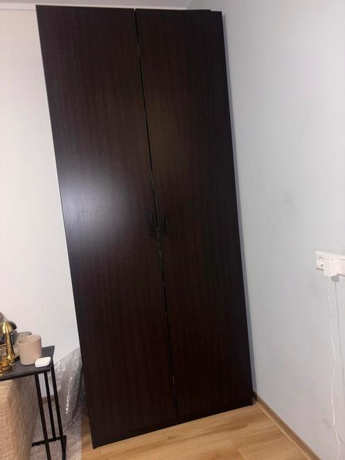 Ikea Pax Kast Donkerbruin, Huis en Inrichting, Kasten | Kledingkasten, Zo goed als nieuw, 200 cm of meer, 50 tot 75 cm, Ophalen