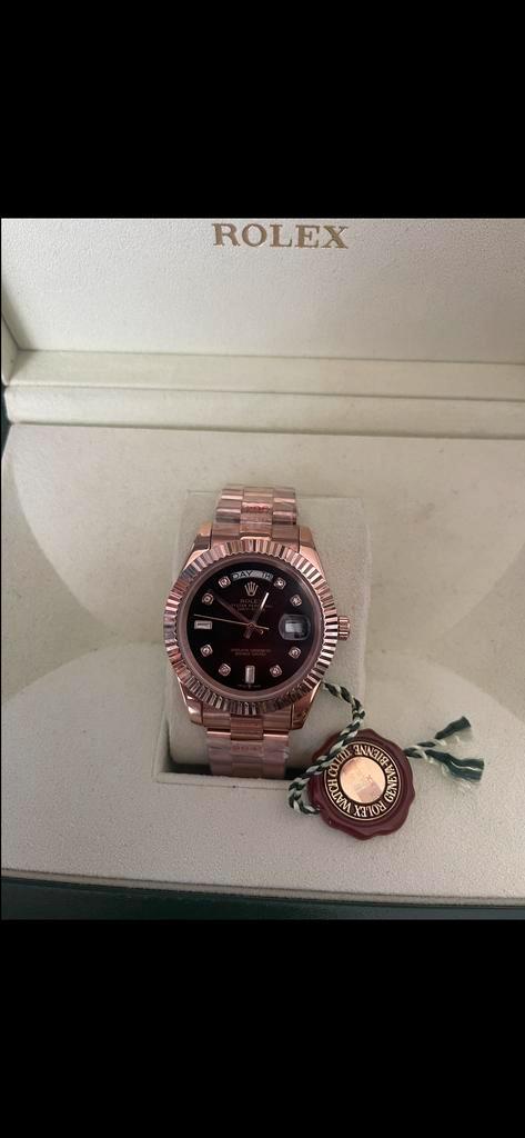 Rolex Day-Date Rose Goud, Sieraden, Tassen en Uiterlijk, Horloges | Heren, Zo goed als nieuw, Polshorloge, Rolex, Goud, Ophalen of Verzenden