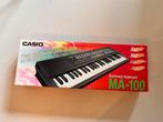 Vintage Casio MA-100  Keyboard in doos, Ophalen of Verzenden, Gebruikt, Casio