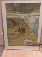 Rob Clous - gesigneerde ets – Storm, Antiek en Kunst, Kunst | Etsen en Gravures, Ophalen