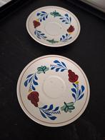 2 Boerenbont Schotels - 17cm, Huis en Inrichting, Keuken | Servies, Gebruikt, Ophalen of Verzenden, Kop(pen) en/of Schotel(s)