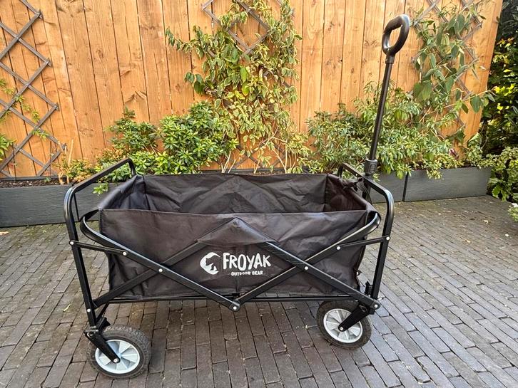 Opvouwbare Bolderkar - 80x44cm, Caravans en Kamperen, Bolderkarren, Gebruikt, Opvouwbaar, Ophalen
