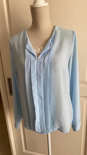 Blouse voile Maat M BLAUW Merk Queenz Fashion beschikbaar voor biedingen