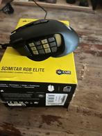 Corsair Scimitar RGB Elite, Computers en Software, Muizen, Ophalen of Verzenden, Nieuw, Rechtshandig, Corsair