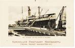 Makassar, ss 'S Jacob van de  KPM aan de kade, Verzamelen, Scheepvaart, Verzenden, Gebruikt, Motorboot, Kaart, Foto of Prent