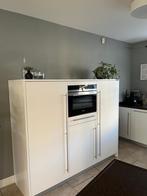Gratis keuken met Siemens apparatuur en inductie kookplaat, Ophalen, Gebruikt, Wit, Hoekkeuken