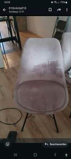 Velvet roze kuipstoelen, Huis en Inrichting, Stoelen, Ophalen of Verzenden, Gebruikt, Overige kleuren