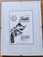 Ingelijste Coca Cola advertentie uit 1929, Ophalen of Verzenden, Zo goed als nieuw, Overige typen