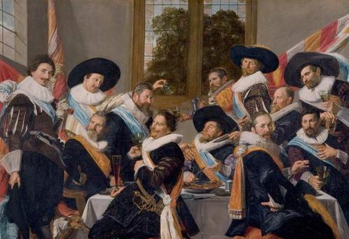 Maaltijd van de Cluveniersschutterij - Frans Hals - 1627, Antiek en Kunst, Kunst | Schilderijen | Klassiek, Verzenden