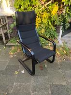 Vintage fauteuil ‘Lamello’ Yngve Ekstrom voor Swedense zwart, Gebruikt, Vintage, Ophalen of Verzenden, Hout