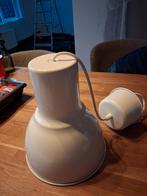 Witte IKEA Hektar Lamp - Industriële Look, Ophalen of Verzenden, Zo goed als nieuw, Metaal, Minder dan 50 cm