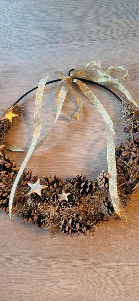 Handgemaakte Natuurlijke Krans, Sieraden, Tassen en Uiterlijk, Bedels, Nieuw, Overige merken, Overige materialen, 1 bedel, Ophalen of Verzenden