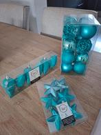 Aqua kerstballen, Diversen, Kerst, Ophalen of Verzenden, Zo goed als nieuw