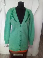 Vintage angora vest, Kleding | Dames, Truien en Vesten, Groen, Maat 38/40 (M), Ophalen of Verzenden, Zo goed als nieuw