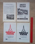 Deutz - Fahr advertenties ., Ophalen of Verzenden, 1980 tot heden, Tijdschrift