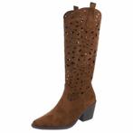 Dames cowboy western laarzen choco bruin 36 37 38 39 40 41, Info@lunamex.com, Hoge laarzen, Nieuw, Lunamex Trading