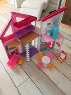 Barbiehuis, Kinderen en Baby's, Speelgoed | Poppenhuizen, Ophalen, Zo goed als nieuw, Poppenhuis