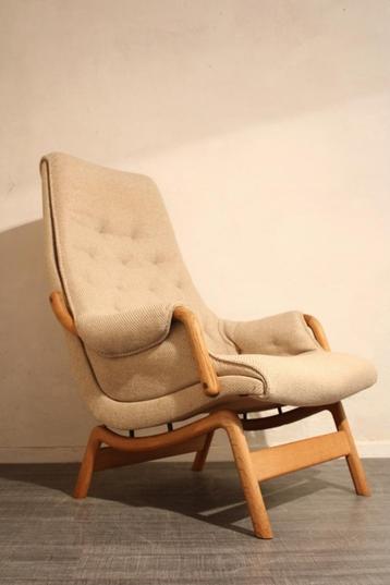 Danish vintage armchair oak - Deense design fauteuil beschikbaar voor biedingen