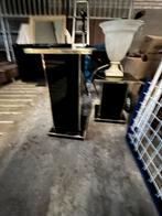 Hoog glans zwart/gouden zuilen, Huis en Inrichting, Woonaccessoires | Zuilen en Pilaren, Ophalen, Gebruikt