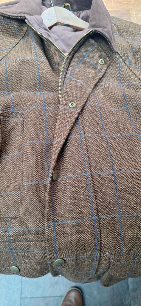 Schotse Tweed Winterjas - Maat XL, Bruin, Maat 56/58 (XL), Ophalen of Verzenden, Zo goed als nieuw