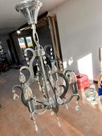 Moderne kroonluchter, Huis en Inrichting, Lampen | Kroonluchters, Ophalen, Zo goed als nieuw, Metaal, Modern