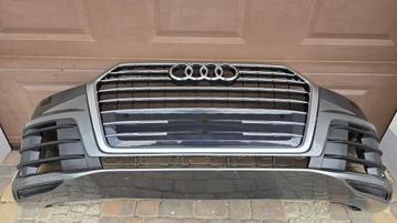 Voorbumper Audi Q7 4M0 S-LINE Origineel Bumper PDC KLS Zwart beschikbaar voor biedingen