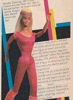 Retro reclame 1983 Mattel Barbie pop dancing aerobic, Verzenden, Overige typen