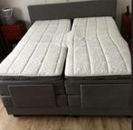 2 persoons elektrische boxspring grijs prachtig bed, Ophalen, Tweepersoons, Zo goed als nieuw, 200 cm