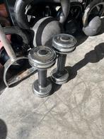 2 x 3 kg chrome dumbells dumbell set gewichten, Dumbbell, Gebruikt, Chrome dumbells, Gewichten