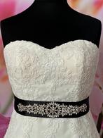 Nieuwe strass riem handwerk zwarte riem., Ophalen, Nieuw, Zwart, Accessoires