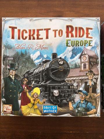 Ticket to Ride Europe beschikbaar voor biedingen