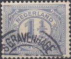 Nederland- 1899-1913- Cijfer - NVPH-52 - Gestempeld Den Haag, Postzegels en Munten, Postzegels | Nederland, Verzenden, T/m 1940