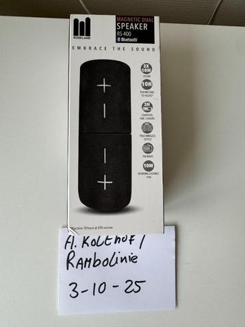 Roselans RS-400 Magnetic Dual Speaker **NIEUW** beschikbaar voor biedingen